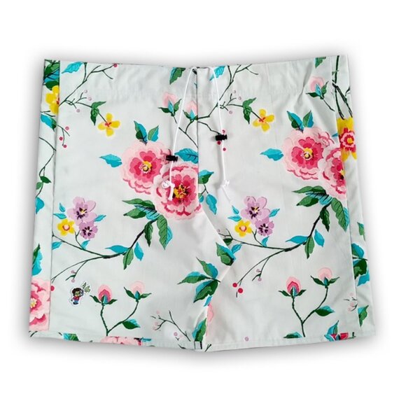 Vintage 'Grandma's Ugly Couch' Floral Reworked Boom Box Benny Shorts UNISEX - Picture 1 of 12